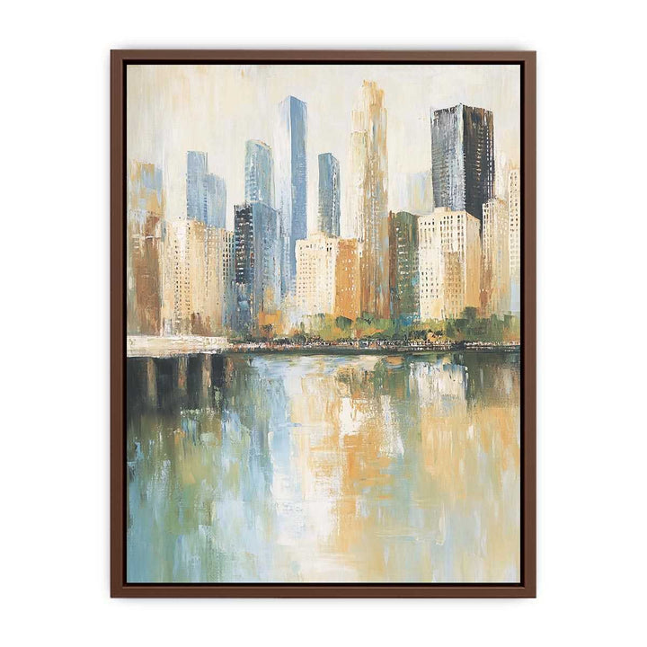 Cityscape Canvas Painting 