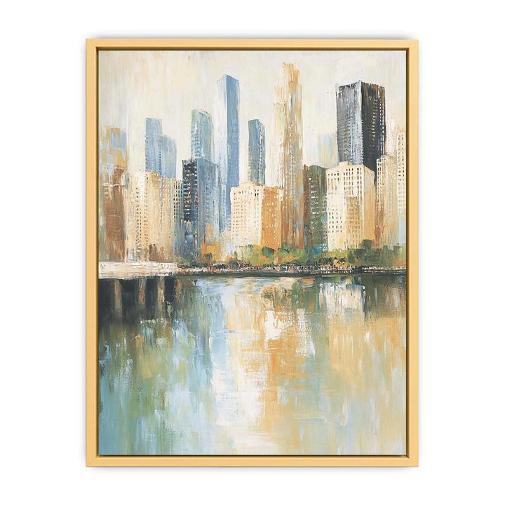 Cityscape Canvas Painting 