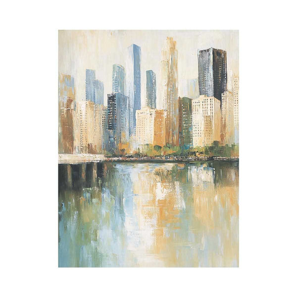 Cityscape Oil Painting