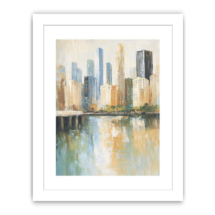 Cityscape Canvas Painting 