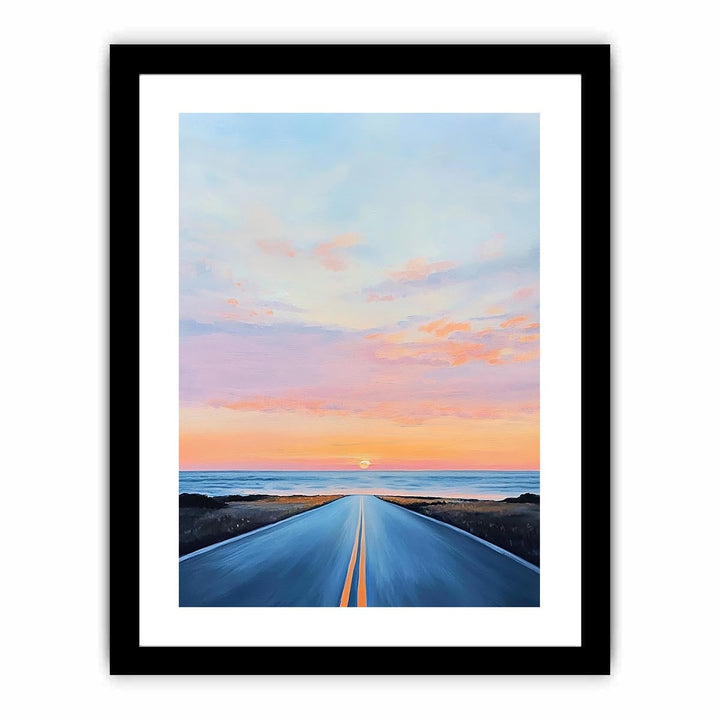 Road To Ocean Canvas Painting 