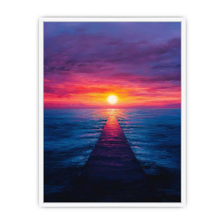 Jetty Canvas Painting 