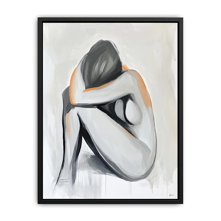 Shades Of Grey Canvas Painting 