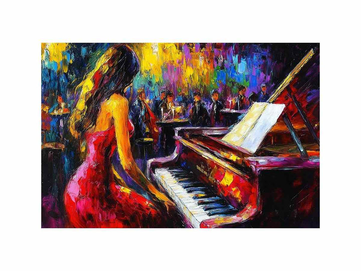 Jazz Oil Painting