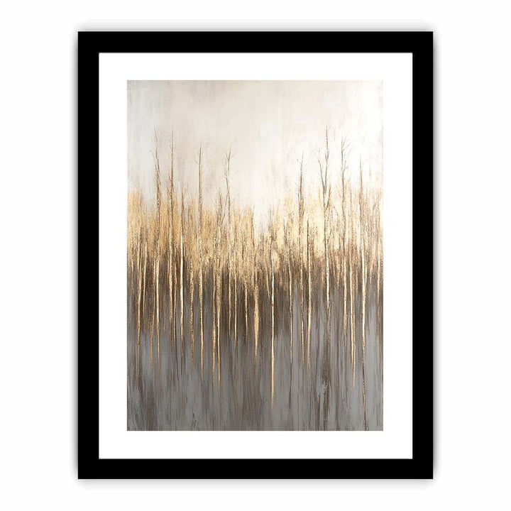 Silver Gold Canvas Painting 