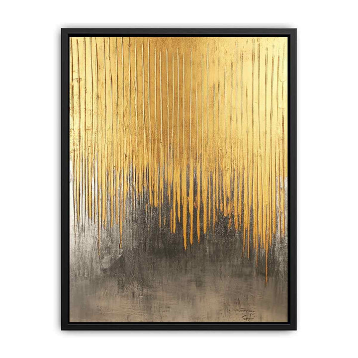 Gold Foil Canvas Painting 