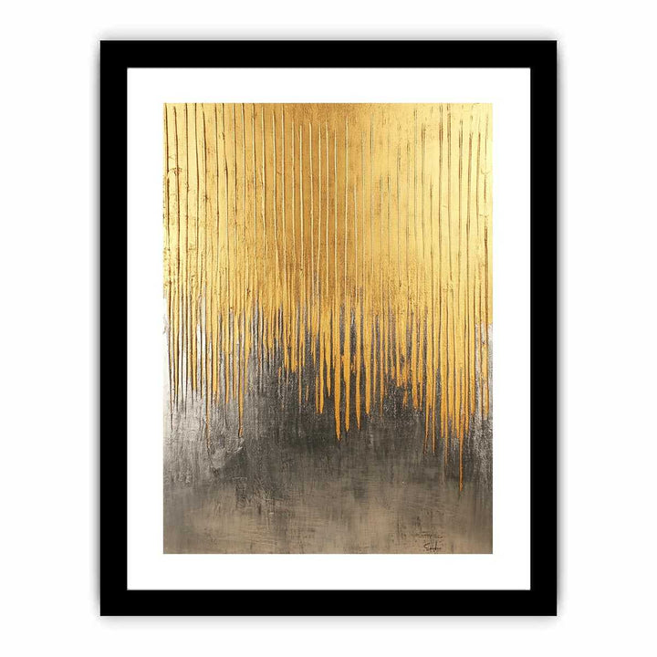 Gold Foil Canvas Painting 