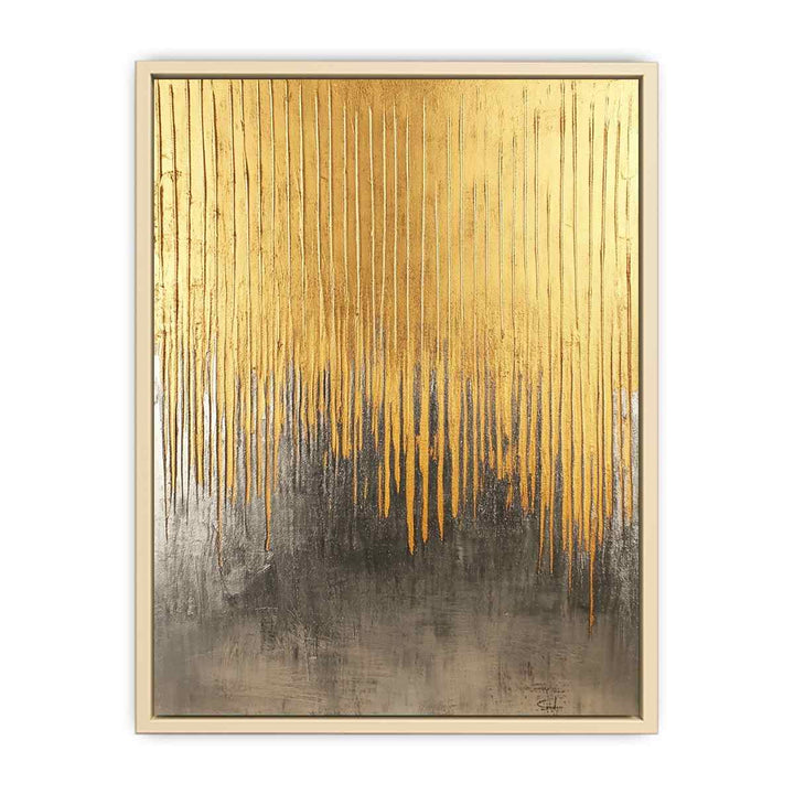 Gold Foil Canvas Painting 