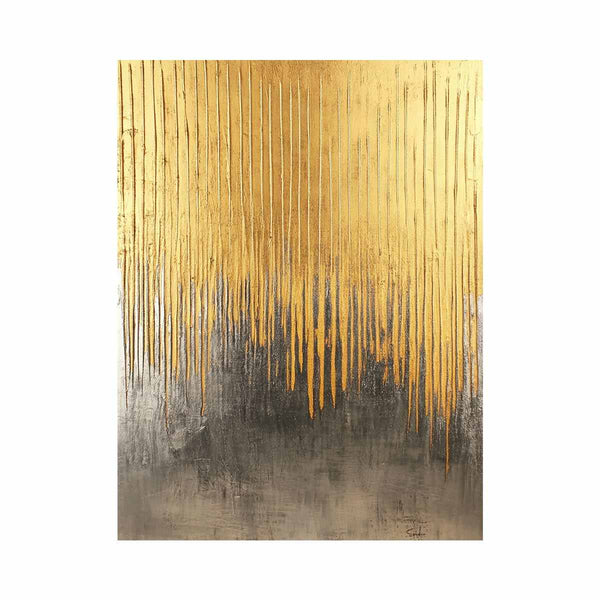 Gold Foil Oil Painting