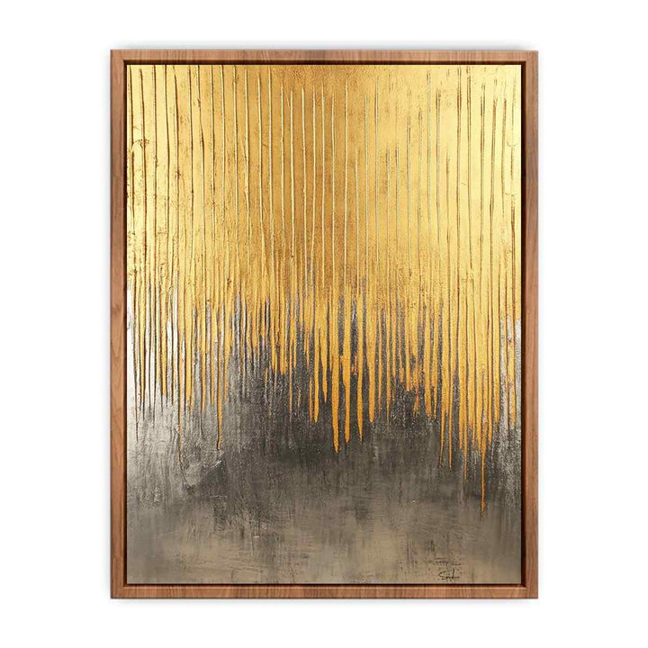 Gold Foil Canvas Painting 