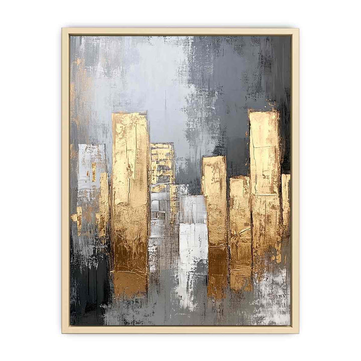 Skyscrapers Canvas Painting 