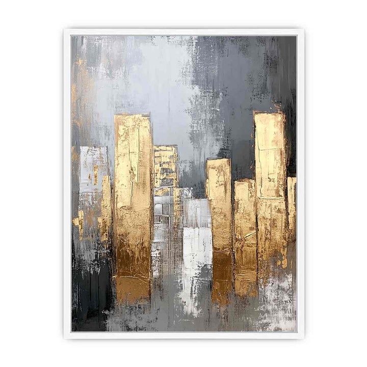 Skyscrapers Canvas Painting 