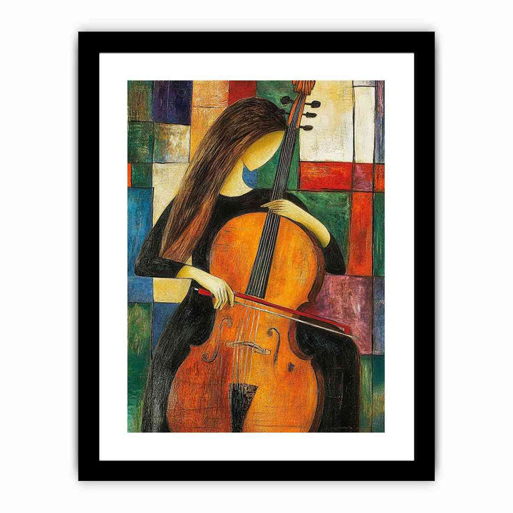 Cello Canvas Painting 