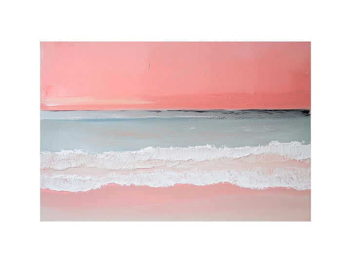 Pink Beach II Oil Painting 