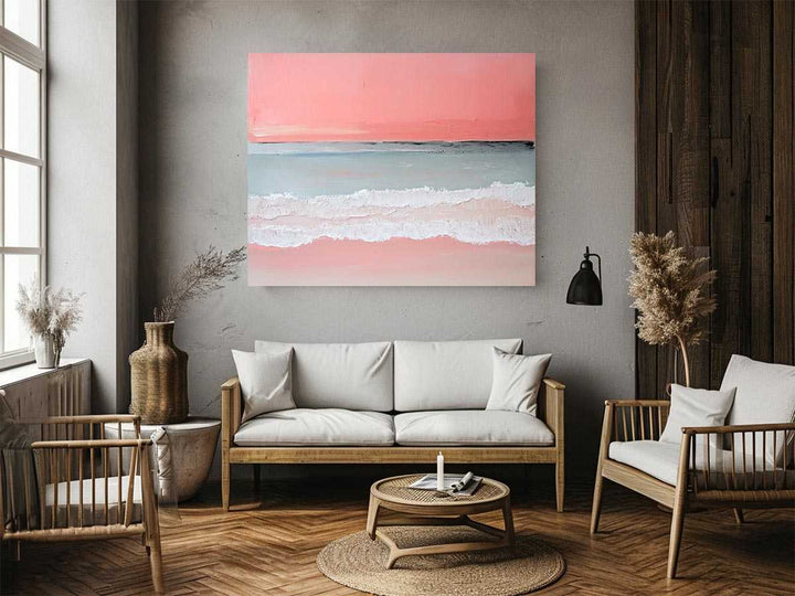 Pink Beach II Painting 