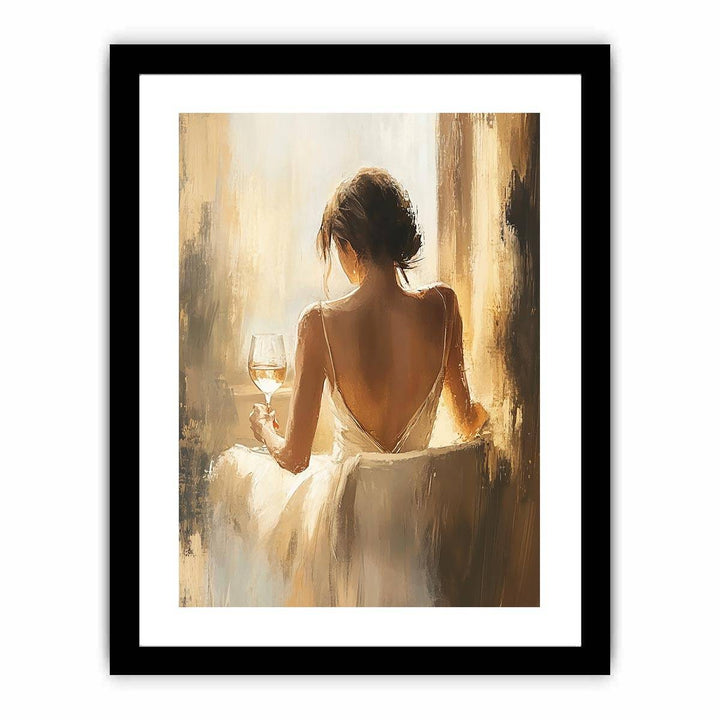 Glass of Wine Canvas Painting 