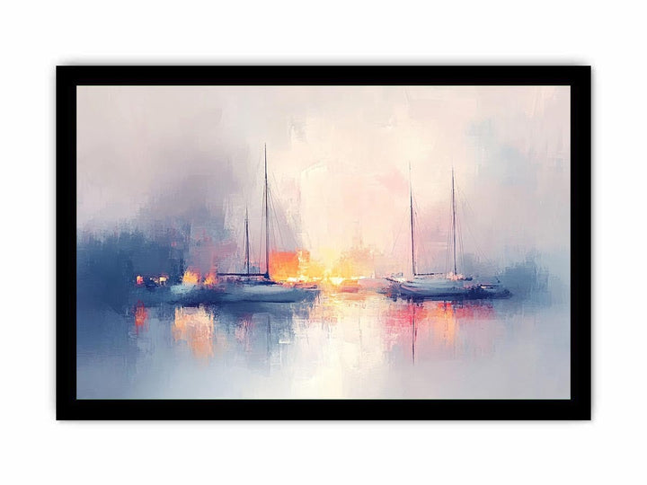 Harbour Canvas Painting 