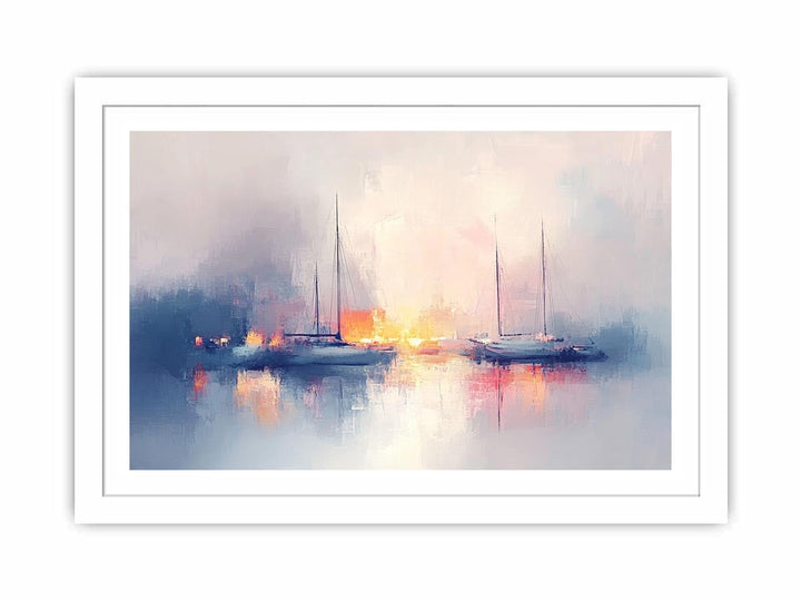 Harbour Canvas Painting 