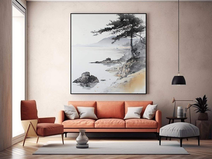 Beach Tree Painting 