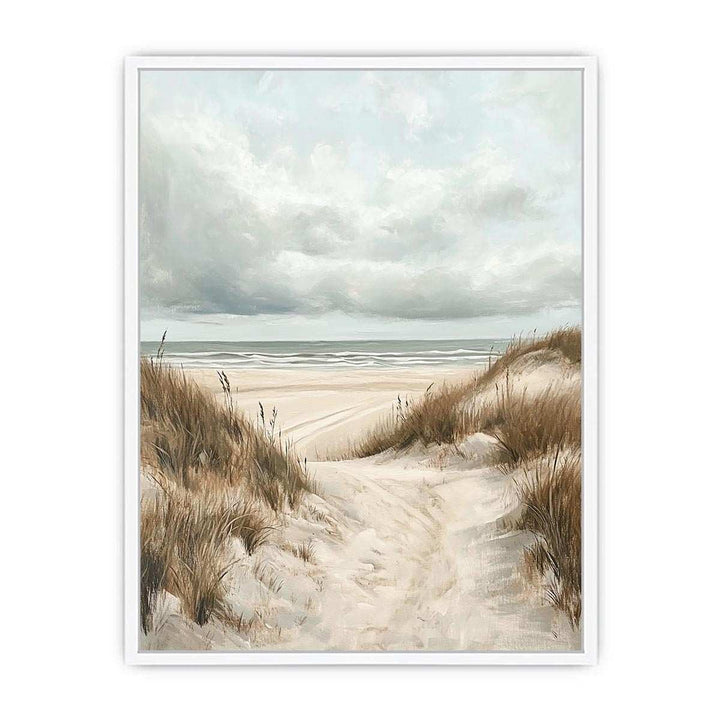 Beach Path IV Canvas Painting 