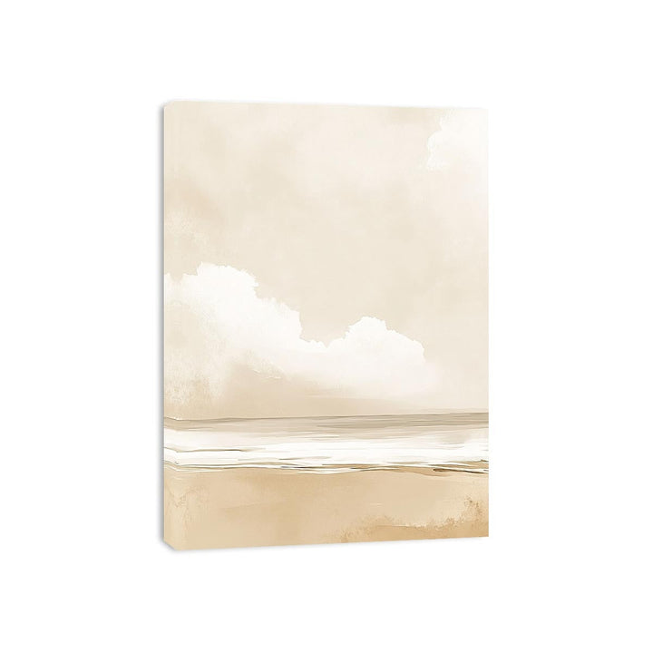 Minimalist Beach Canvas Painting 