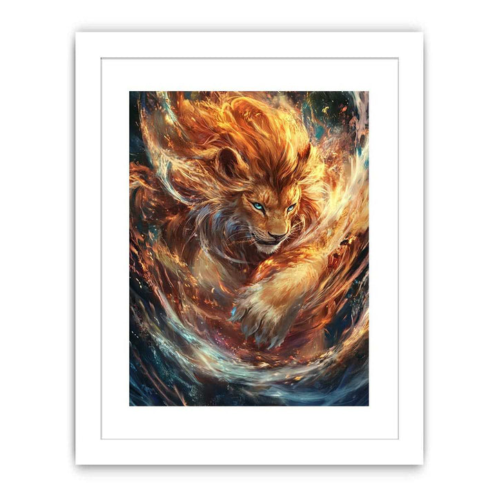 Magestic Lion Canvas Painting 