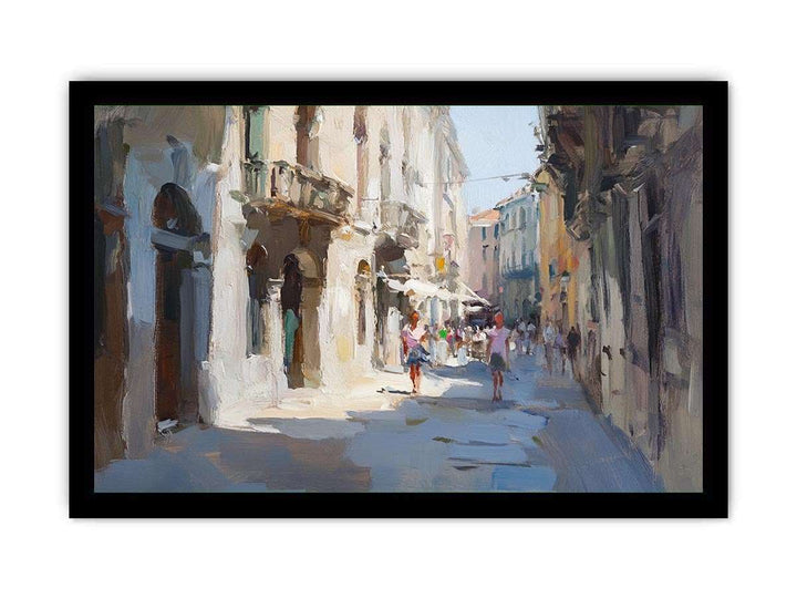 Venice Streets Canvas Painting 