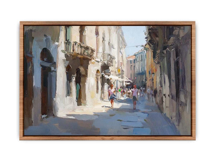 Venice Streets Canvas Painting 