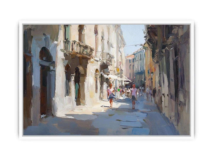 Venice Streets Canvas Painting 