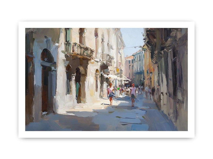 Venice Streets Canvas Painting 