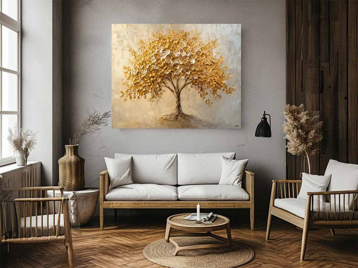 Golden Tree  Painting 