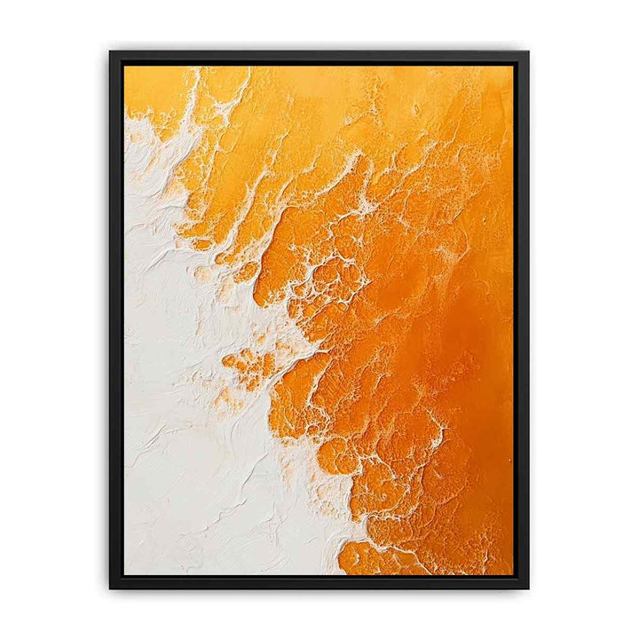 Orange beach Canvas Painting 