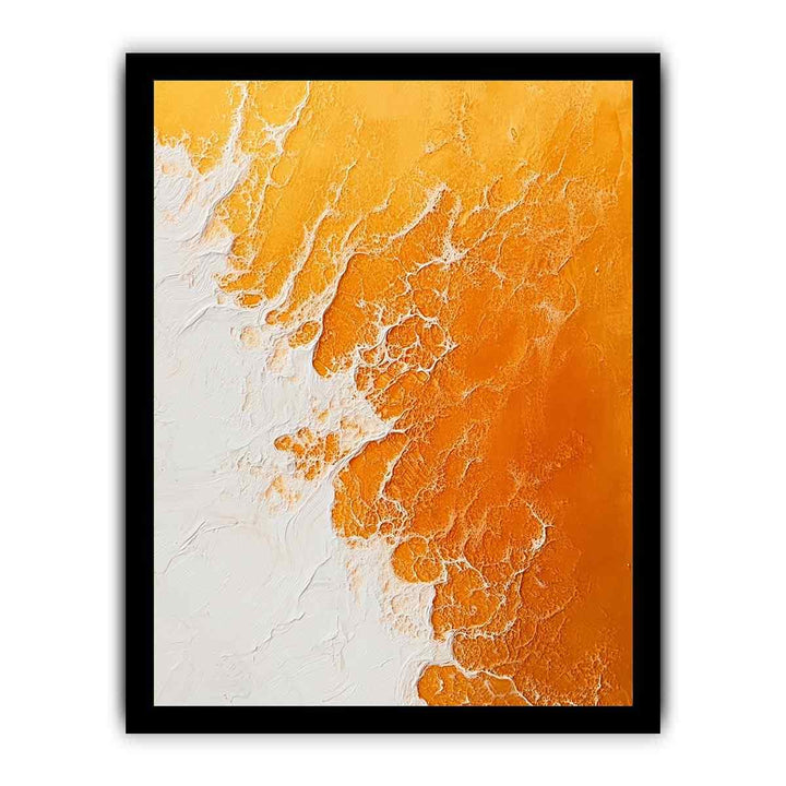 Orange beach Canvas Painting 