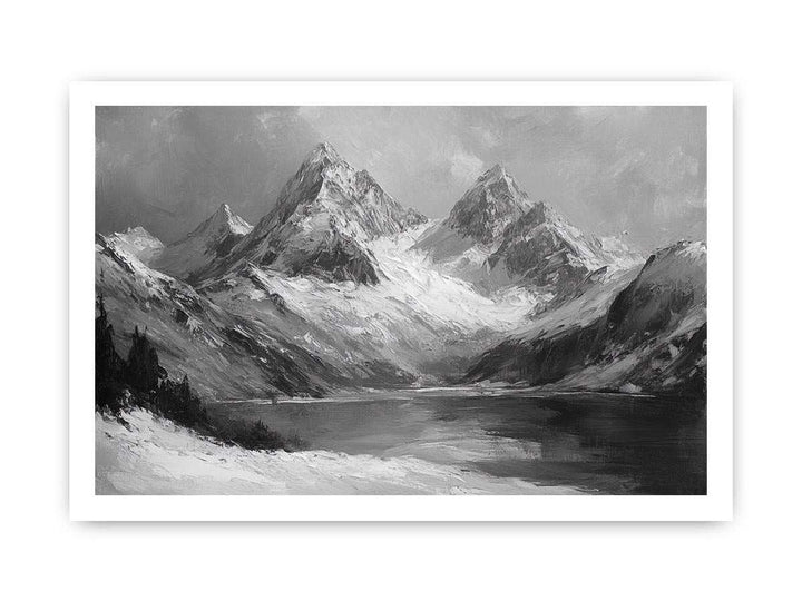 Mountians Canvas Painting 