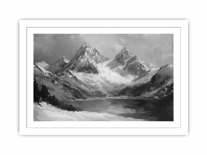 Mountians Canvas Painting 