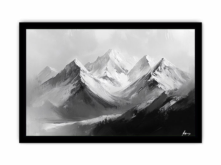 Mountians II Canvas Painting 