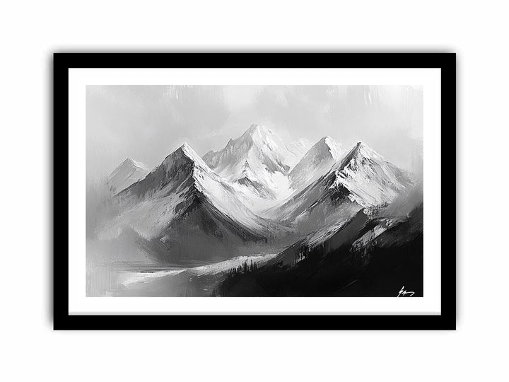 Mountians II Canvas Painting 