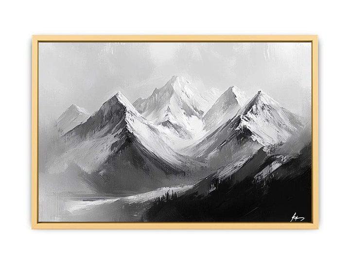 Mountians II Canvas Painting 