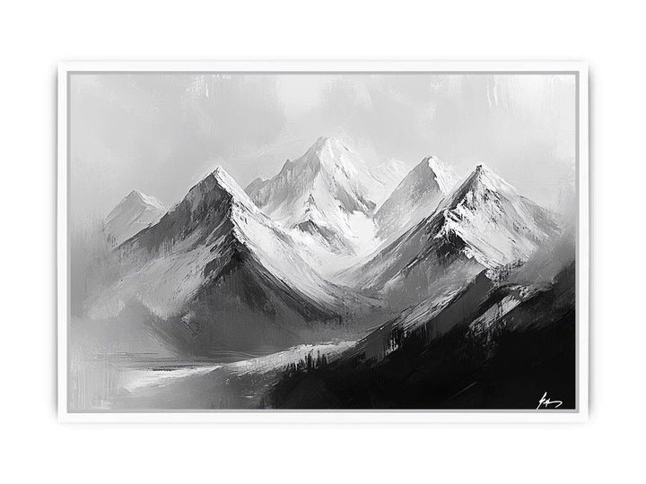 Mountians II Canvas Painting 