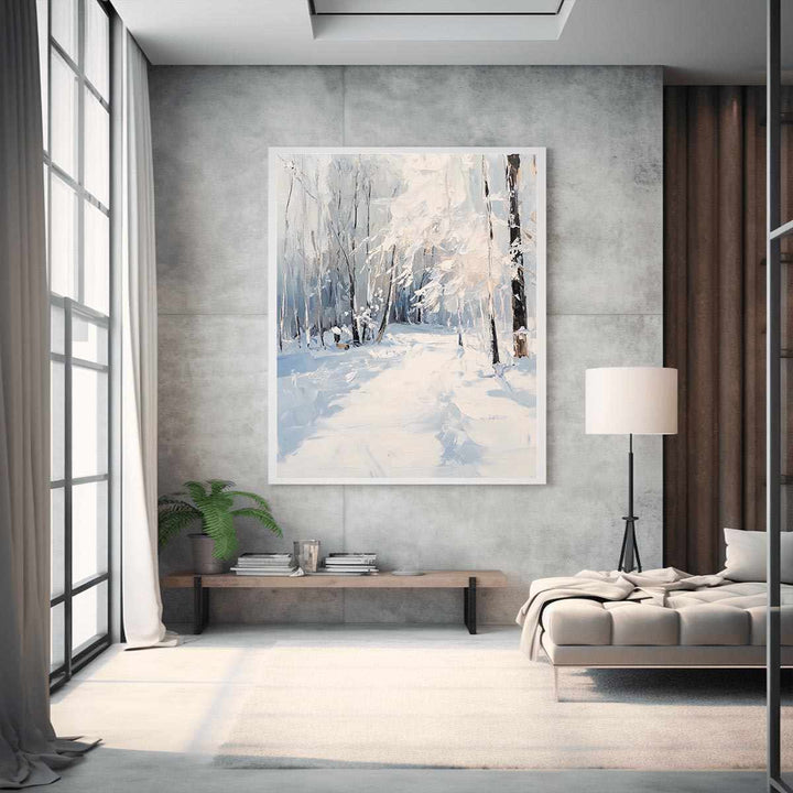 Snow Patches Canvas Painting 