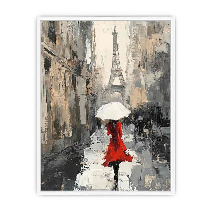 Street Walk Canvas Painting 