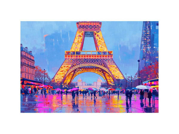 Eiffel  Oil Painting 