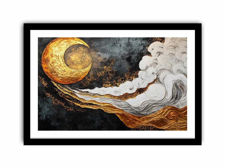 Sun And Moon Canvas Painting 