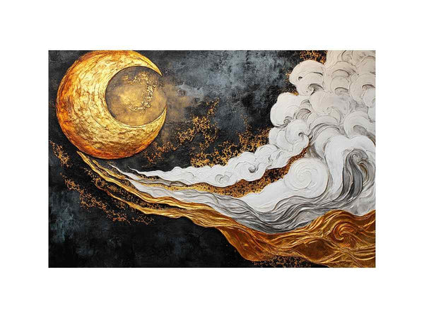 Sun And Moon Oil Painting