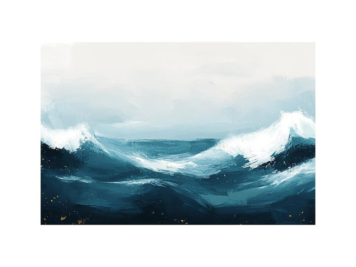 Ocean Waves  Oil Painting 