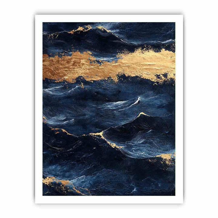 Sea Tide Canvas Painting 