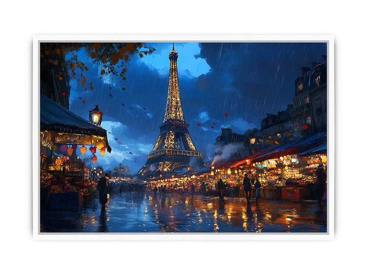 The Heart of Paris Canvas Painting 