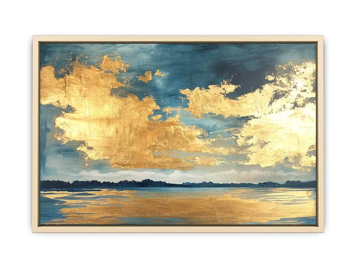 Gold Beach Canvas Painting 