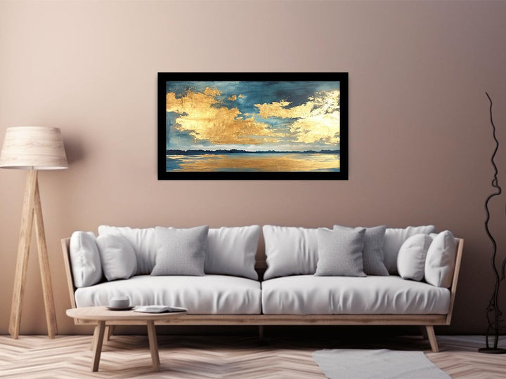 Gold Beach Canvas Painting 