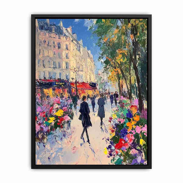 Parisian Reverie Canvas Painting 